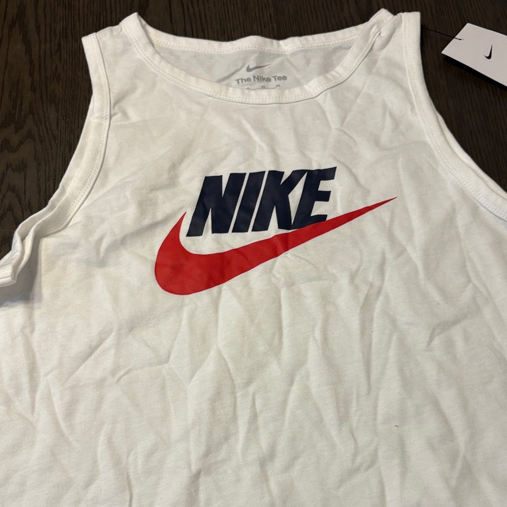 Nike Kids Tank Top with Red and Blue Logo